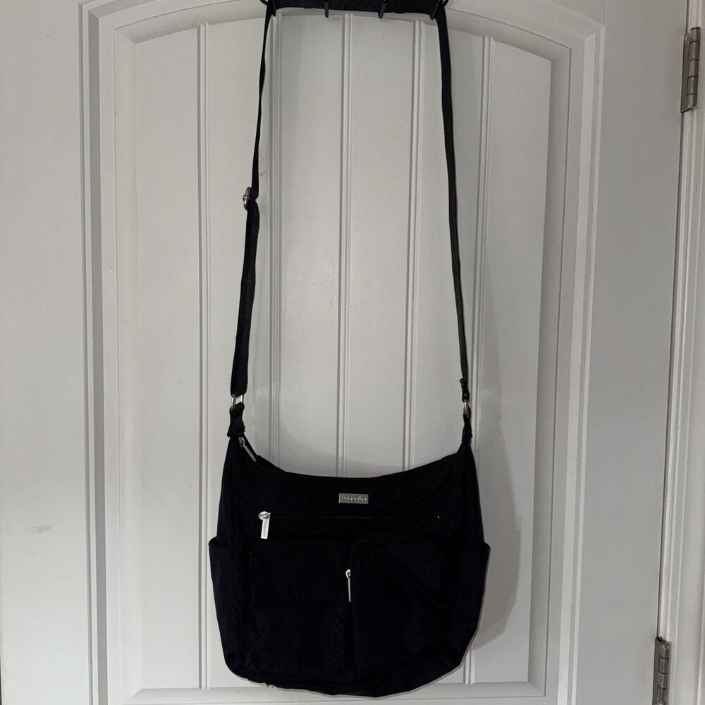 Baggallini Black Every Place Bag Travel Crossbody Nylon